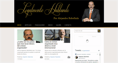 Desktop Screenshot of legalmentehablando.com