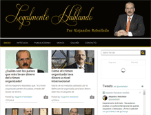 Tablet Screenshot of legalmentehablando.com